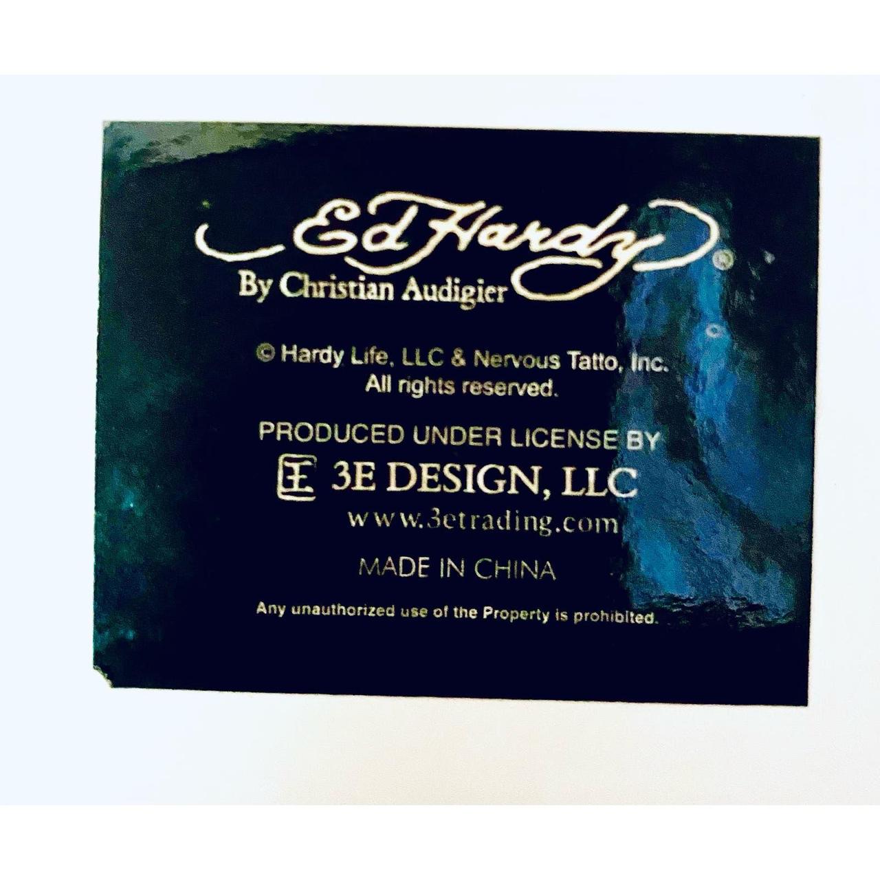 Vintage 90s Ed Hardy Clock Round Glass Koi Fish  | Depop