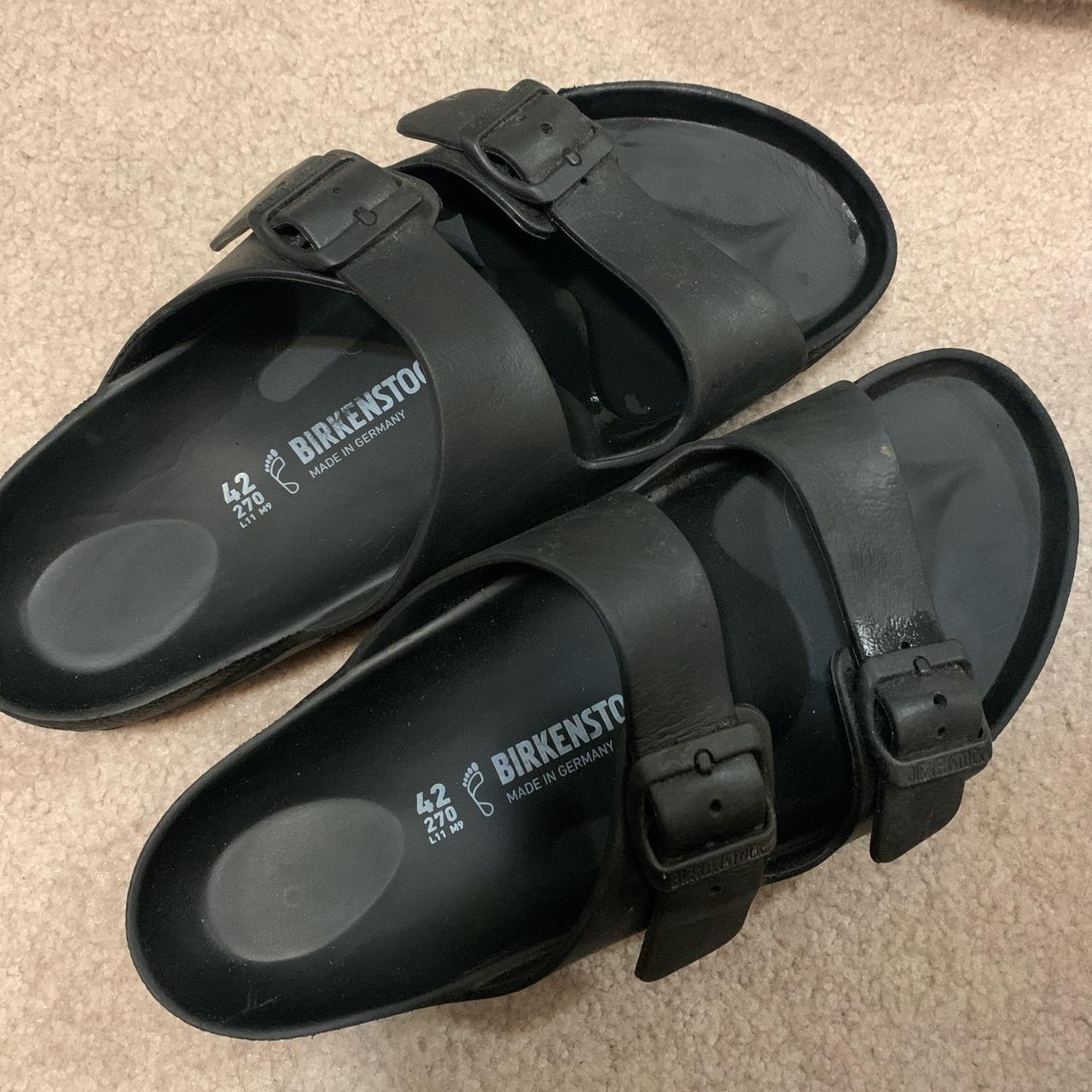 black waterproof birkenstocks