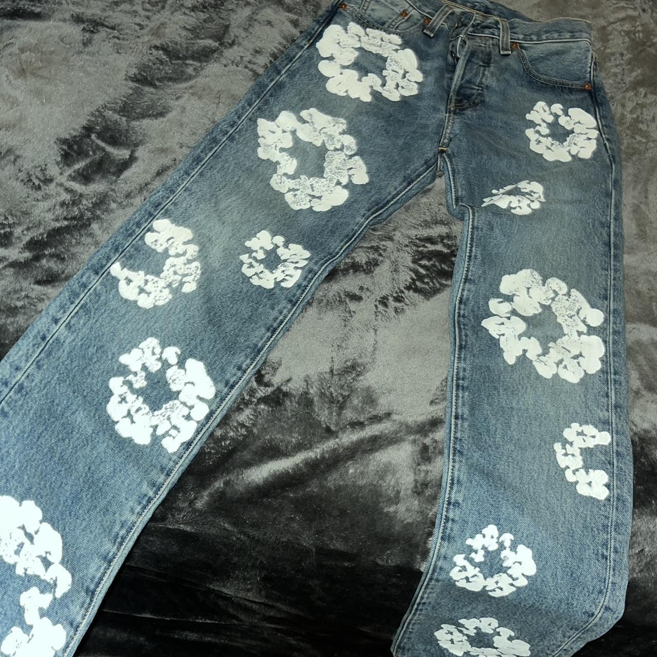 denim tears 確実正規品 SAINT Mxxxxxx DENIM TEARS DT_OVER ALL WREATH Blue