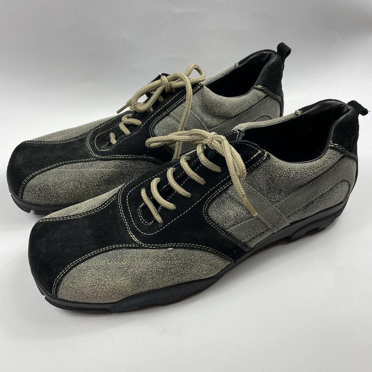 Men's Khaki And Black Trainers 