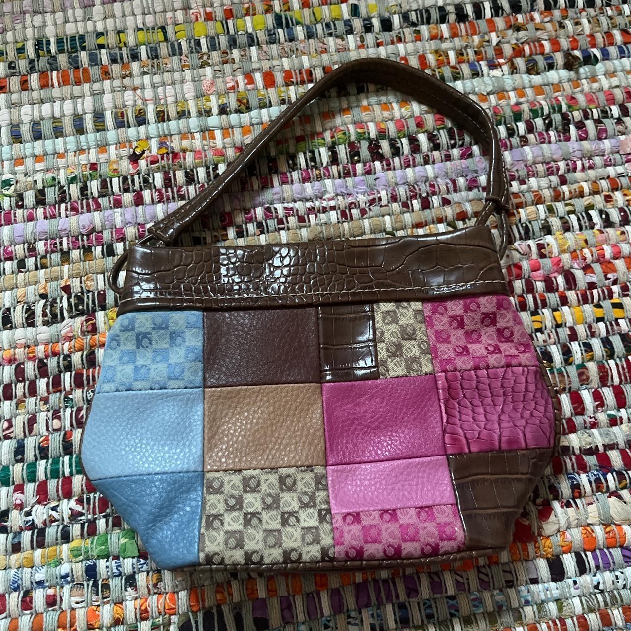 Liz Claiborne Women S Brown And Pink Bag Depop