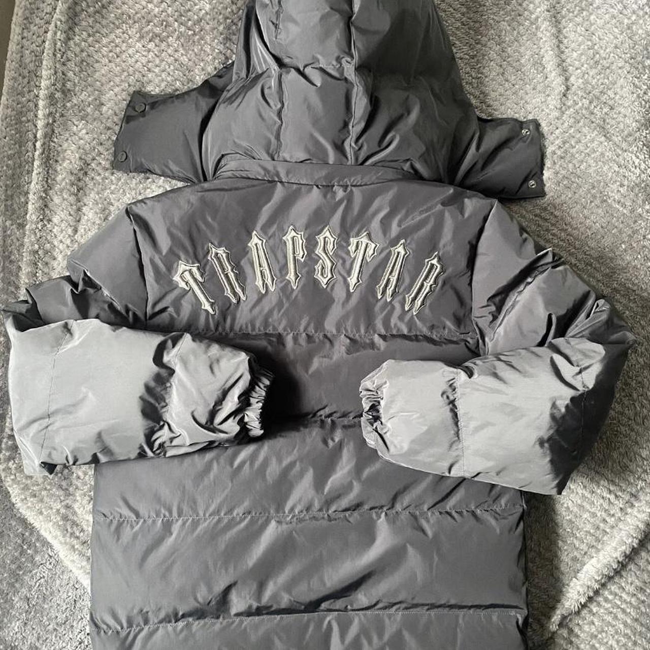 •Trapstar Irongate Jacket Detachable Hood Stone... Depop