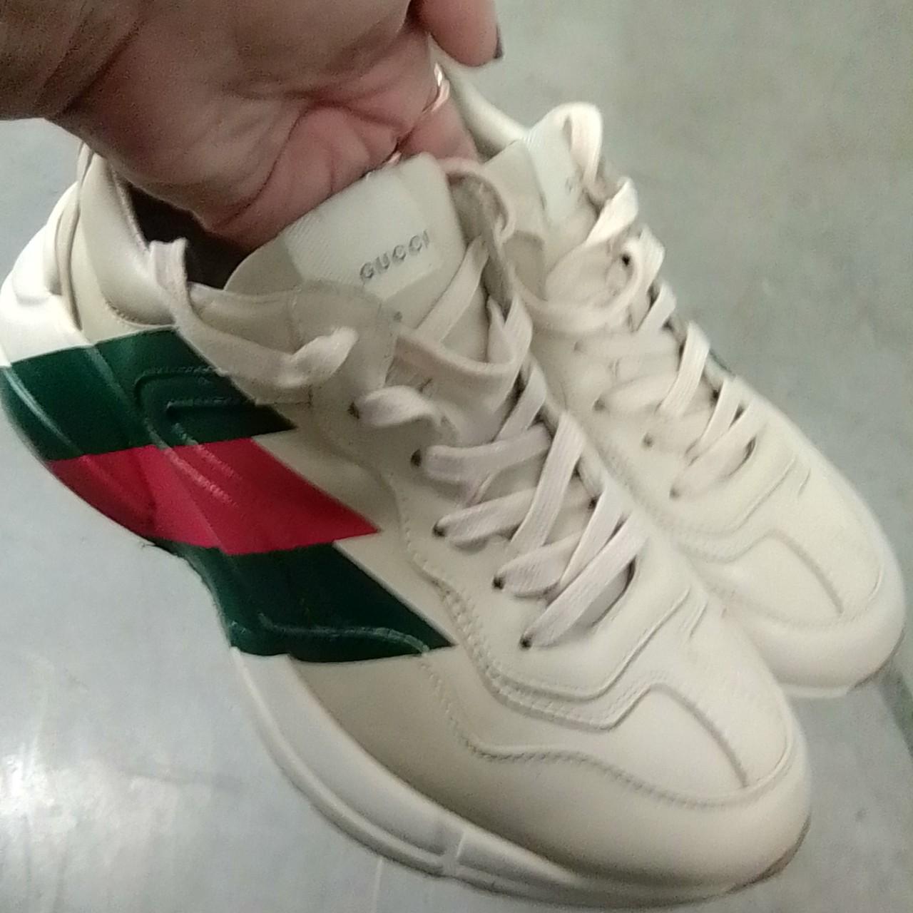 Gucci hot sale tan sneakers