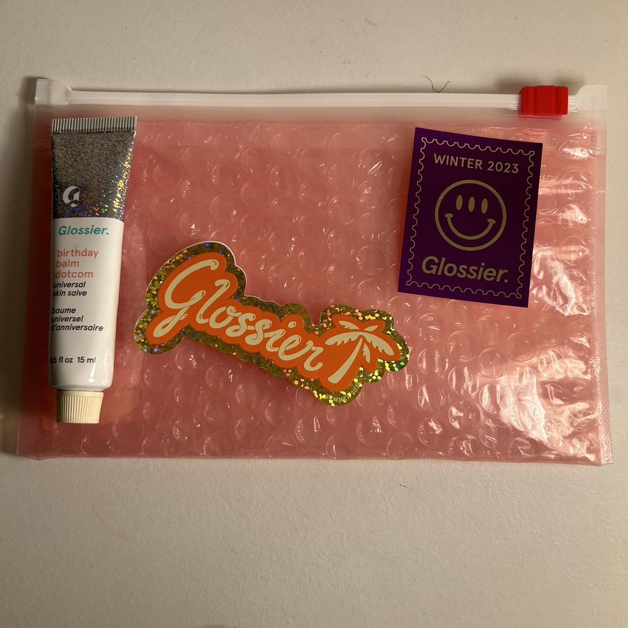 BRAND NEW glossier birthday balm dot com 15ml with... - Depop