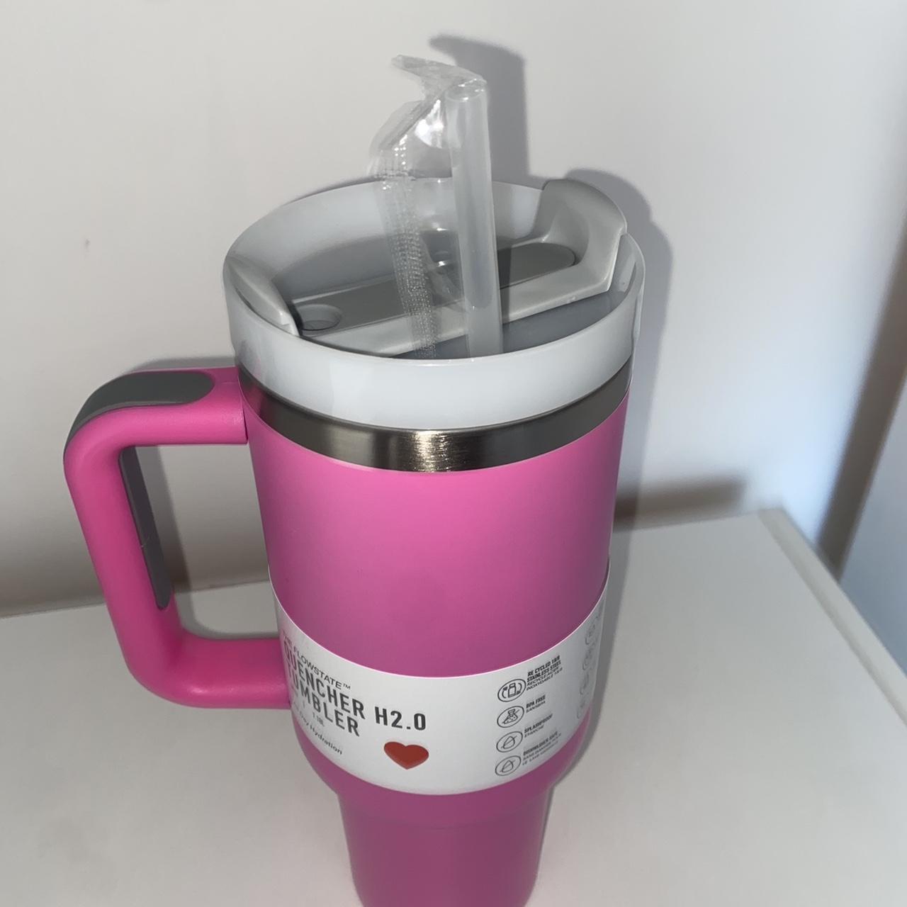 Pink Stanley cup 40oz or 1.1Liters - Depop