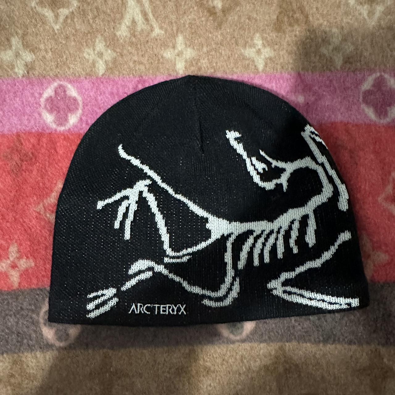 arc'teryx beanie black bird head toque. - Depop