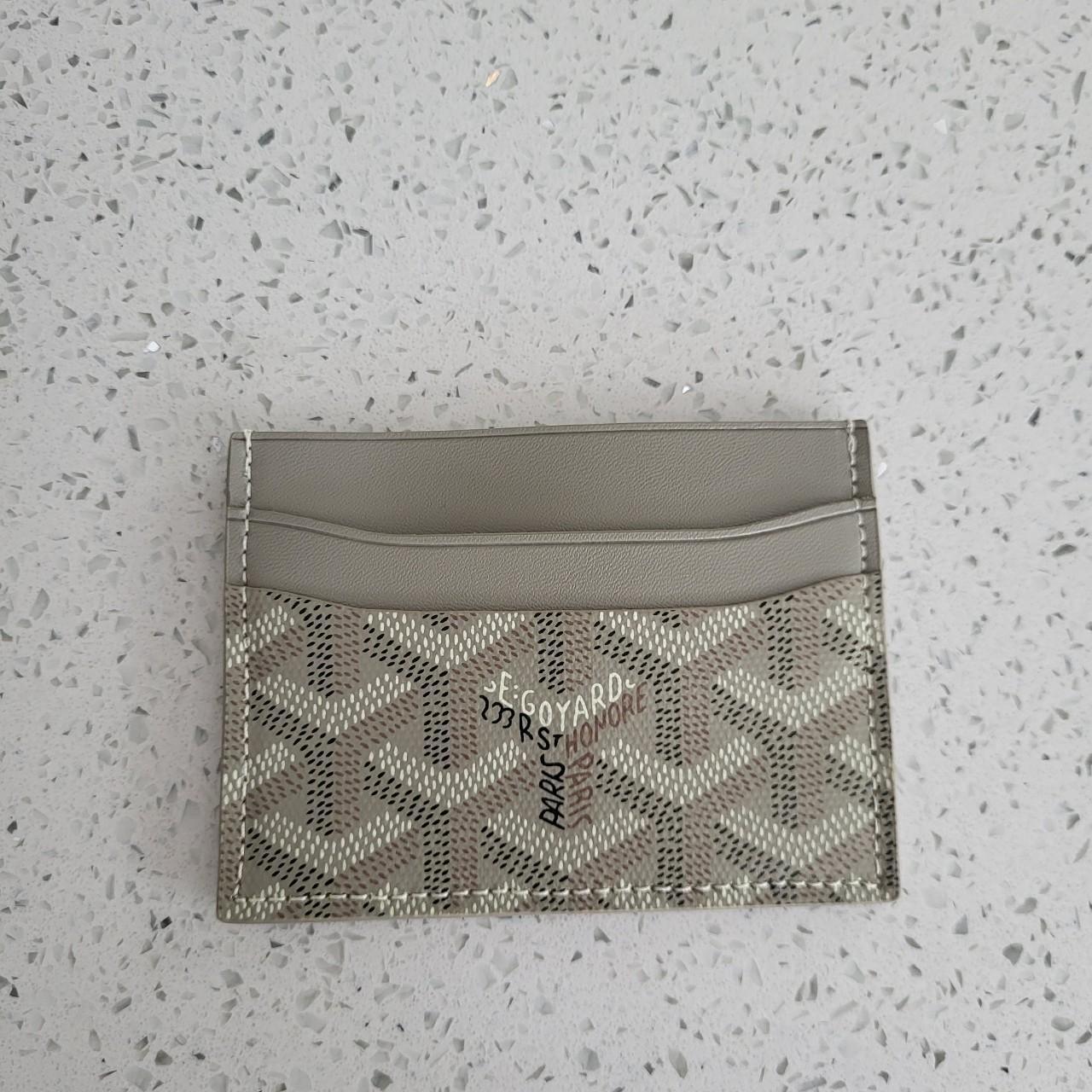 Goyard Women's Tan and Khaki Walletpurses Depop