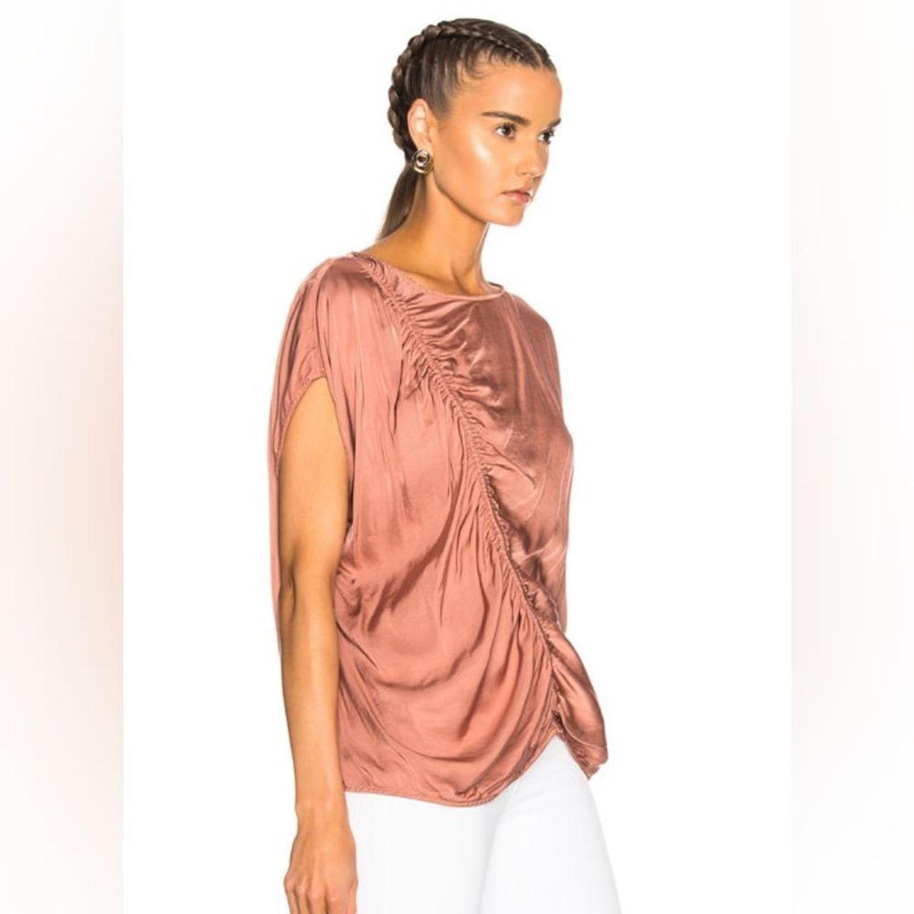 Pre-owned Silk T-shirt In Pink