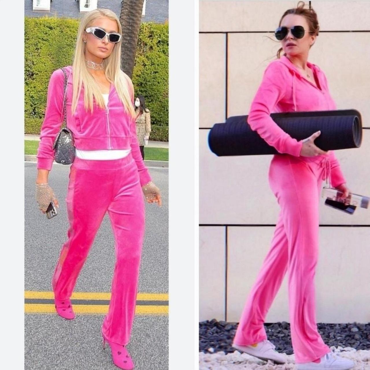 This is a classic matching hot pink Juicy Couture