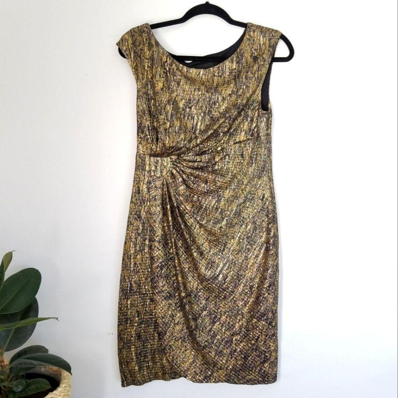 Connected apparel gold dress hotsell