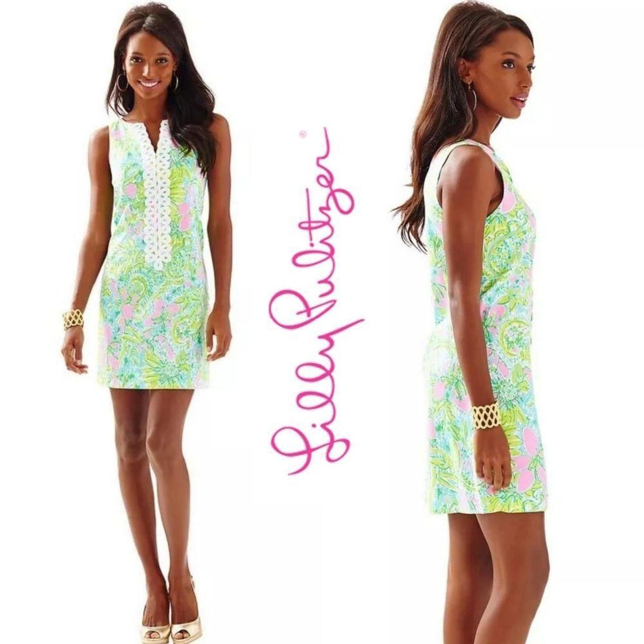 Lilly pulitzer green dress best sale