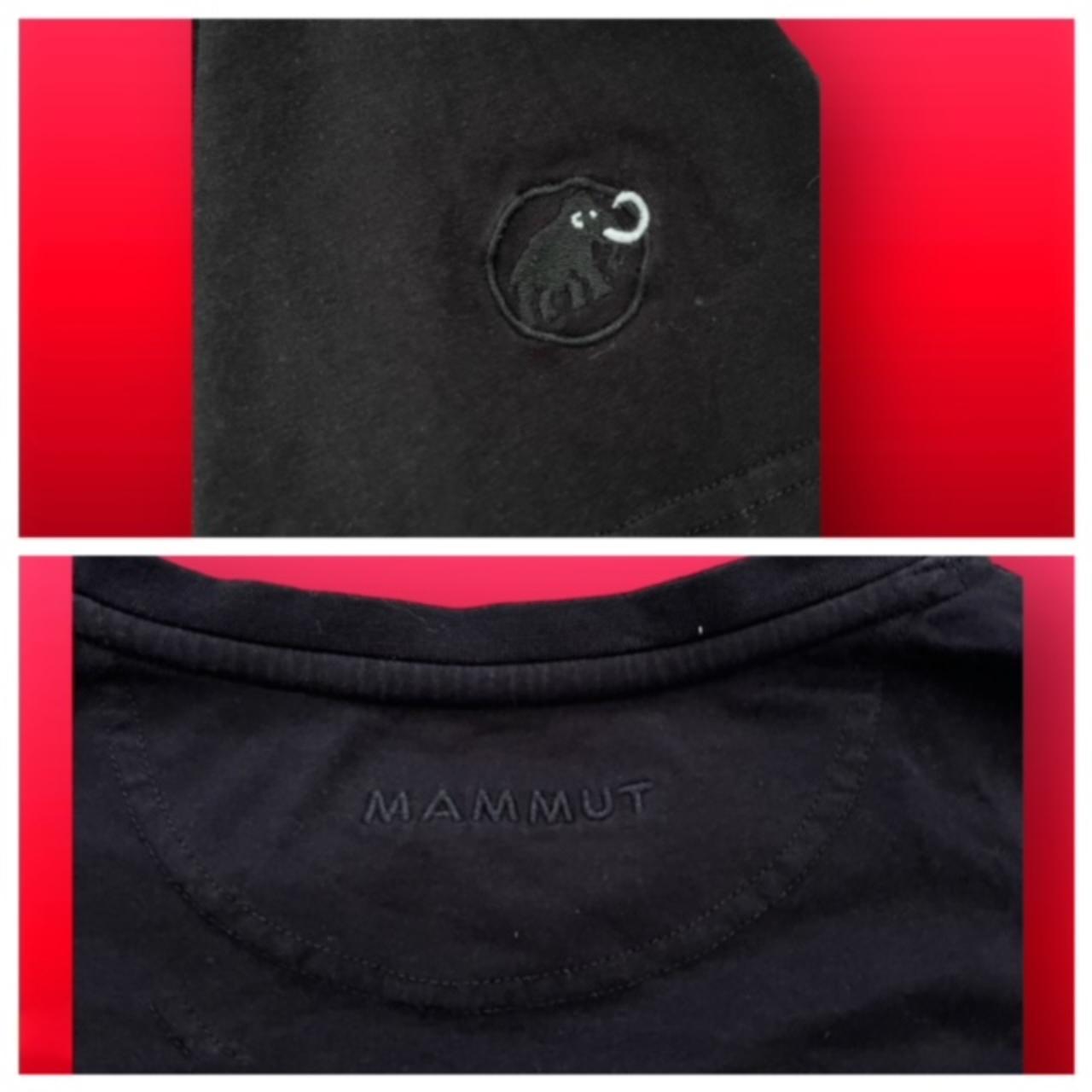 Mammut Men's Black and Red T-shirt (3)