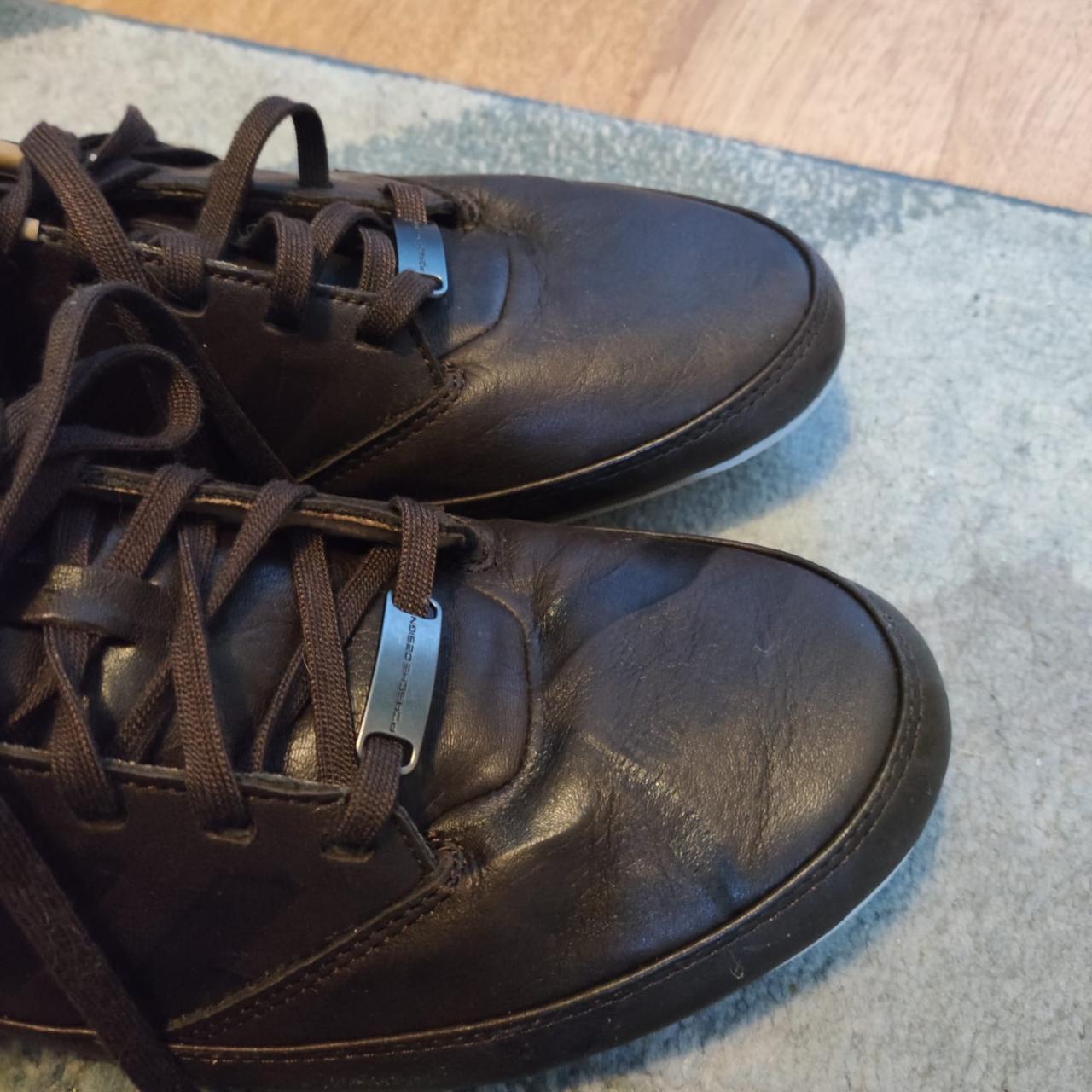 adidas Porsche design ダークブラウン　本革 Buy adidas Originals Men's Porsche Typ 64 2.4 Brown Leather
