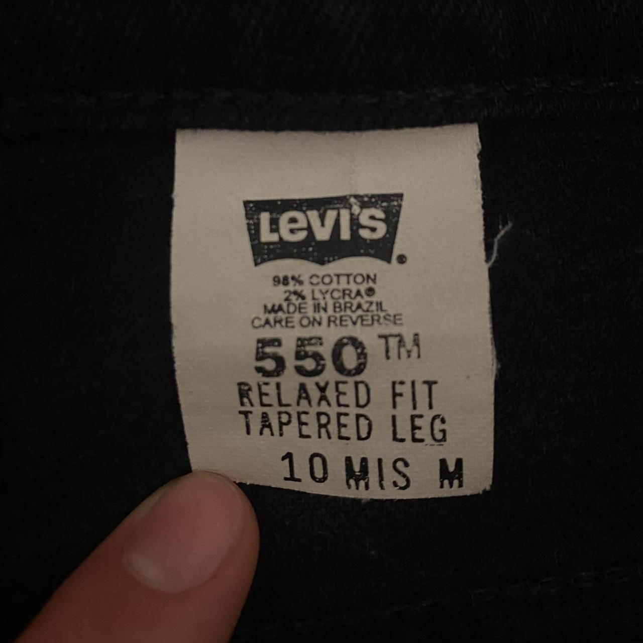 Black Levi jean shorts -fit like a regular 6 - Depop