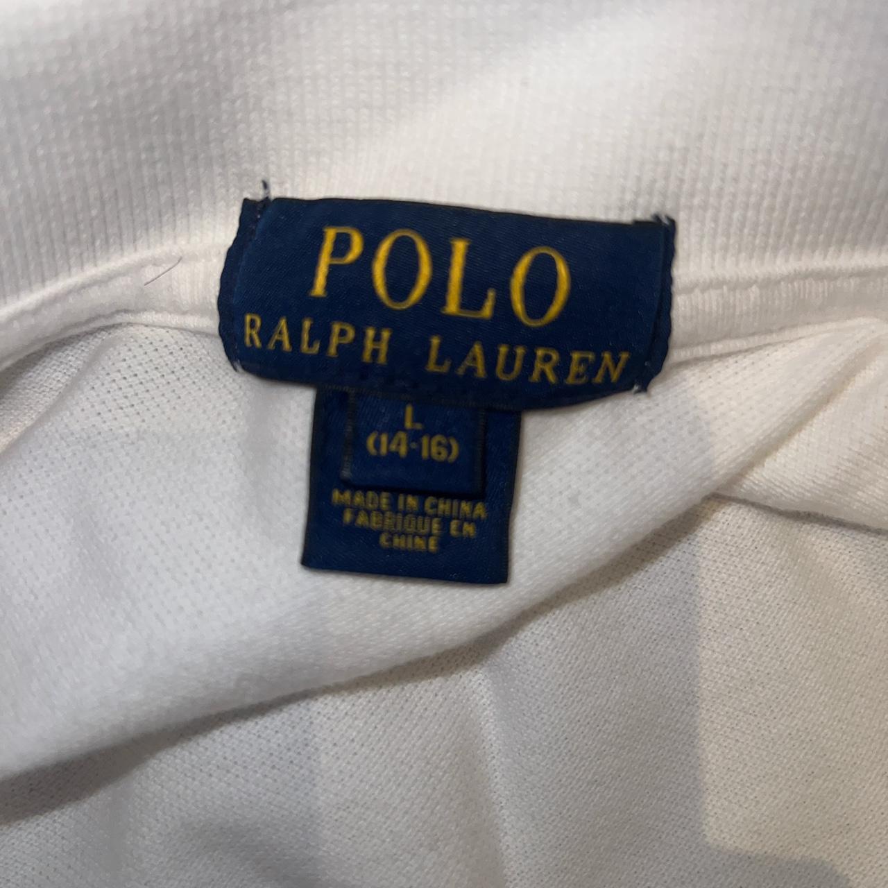 Ralph Lauren Polo shirt Size Large (14-16) 10/10... - Depop