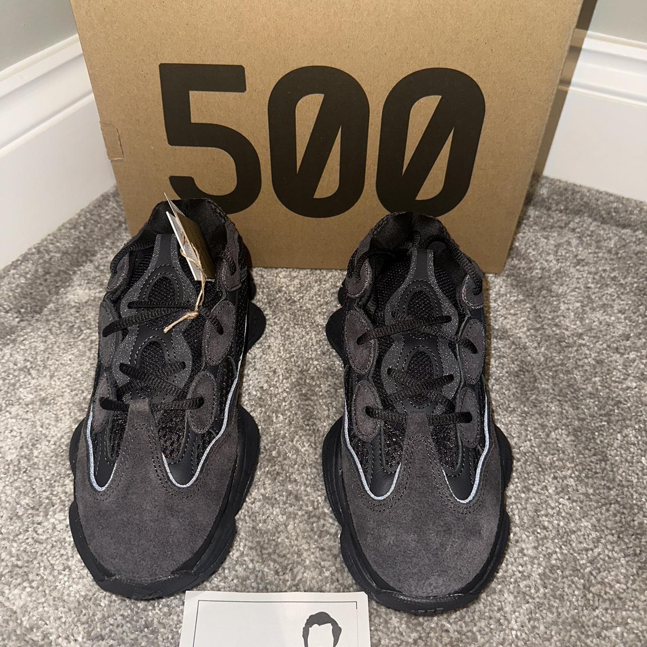 yeezy 500 black reflective