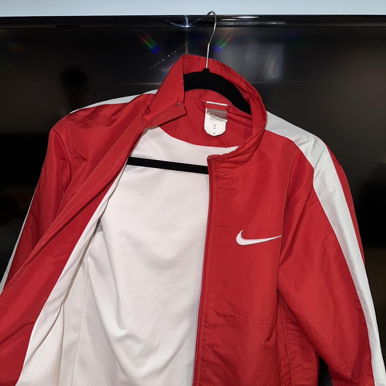 Never worn vintage red nike tracksuit size Depop