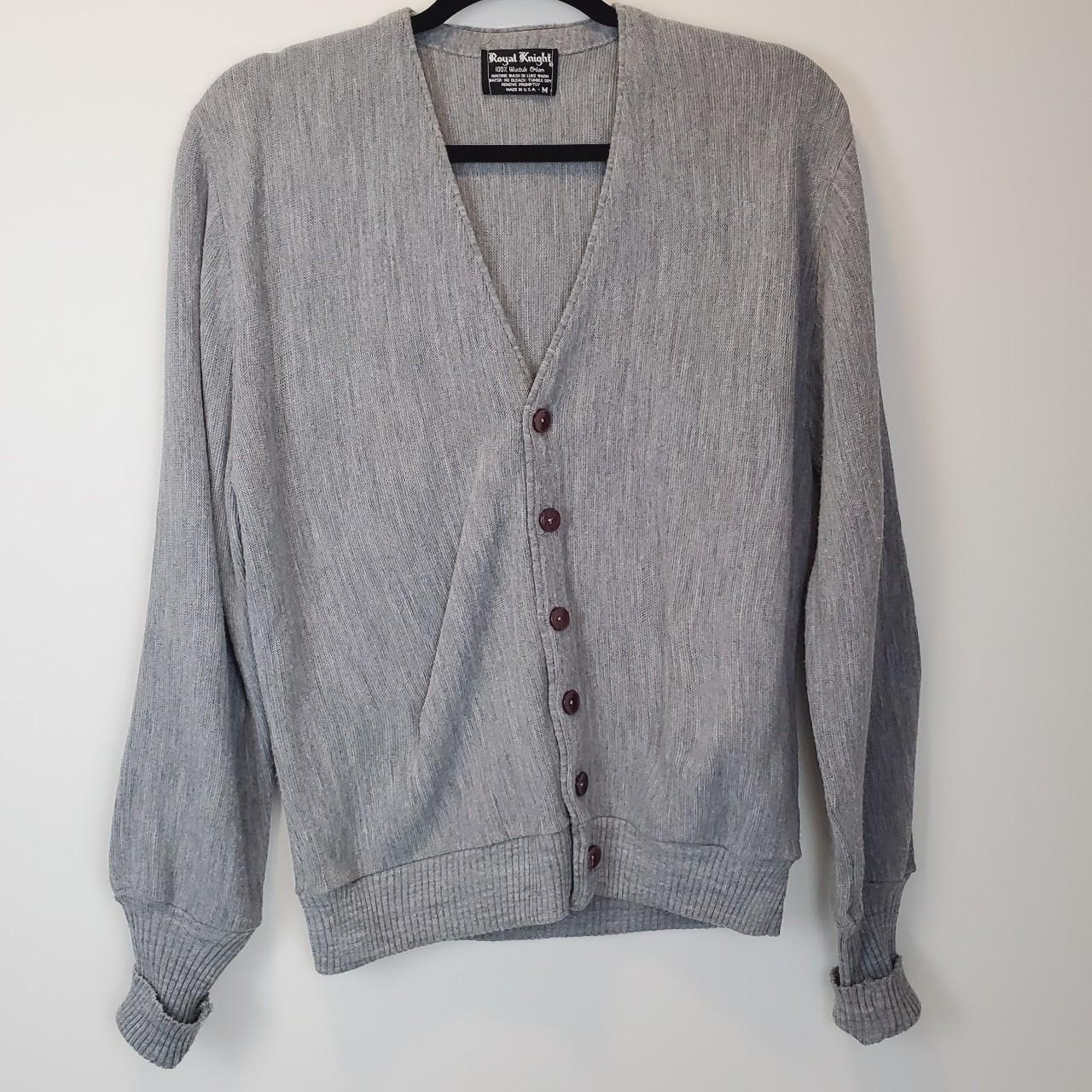 Men's Grey Cardigan | Depop