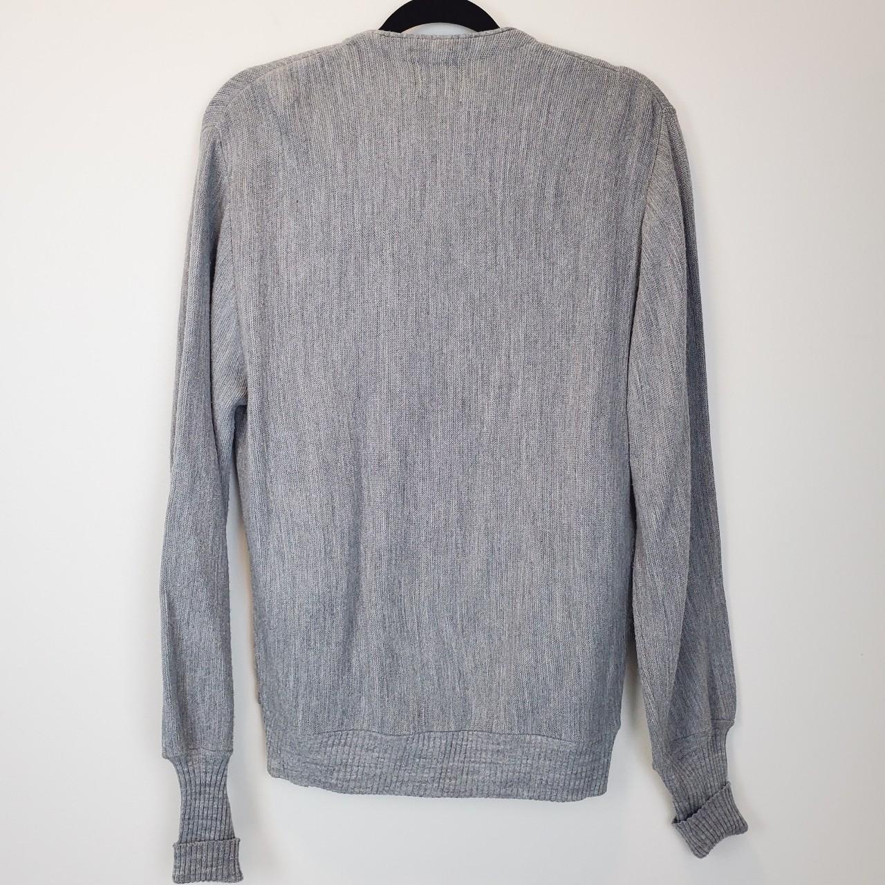 Men's Grey Cardigan | Depop