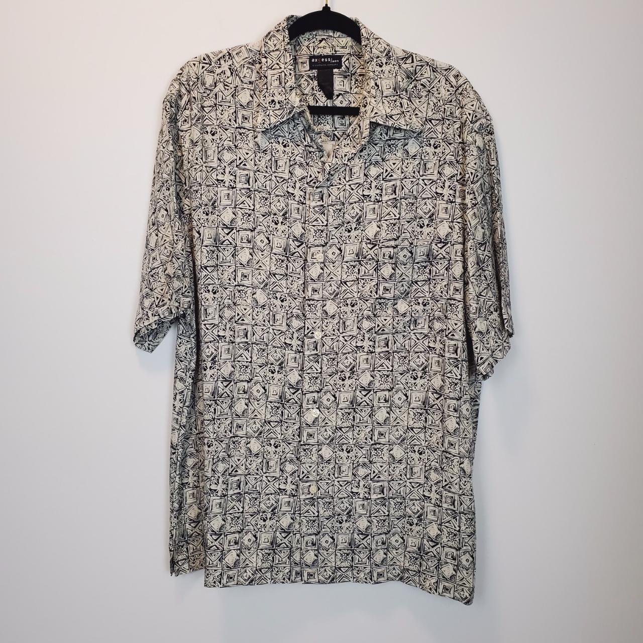 axcess - A Claiborne Company Men's Button-down... - Depop