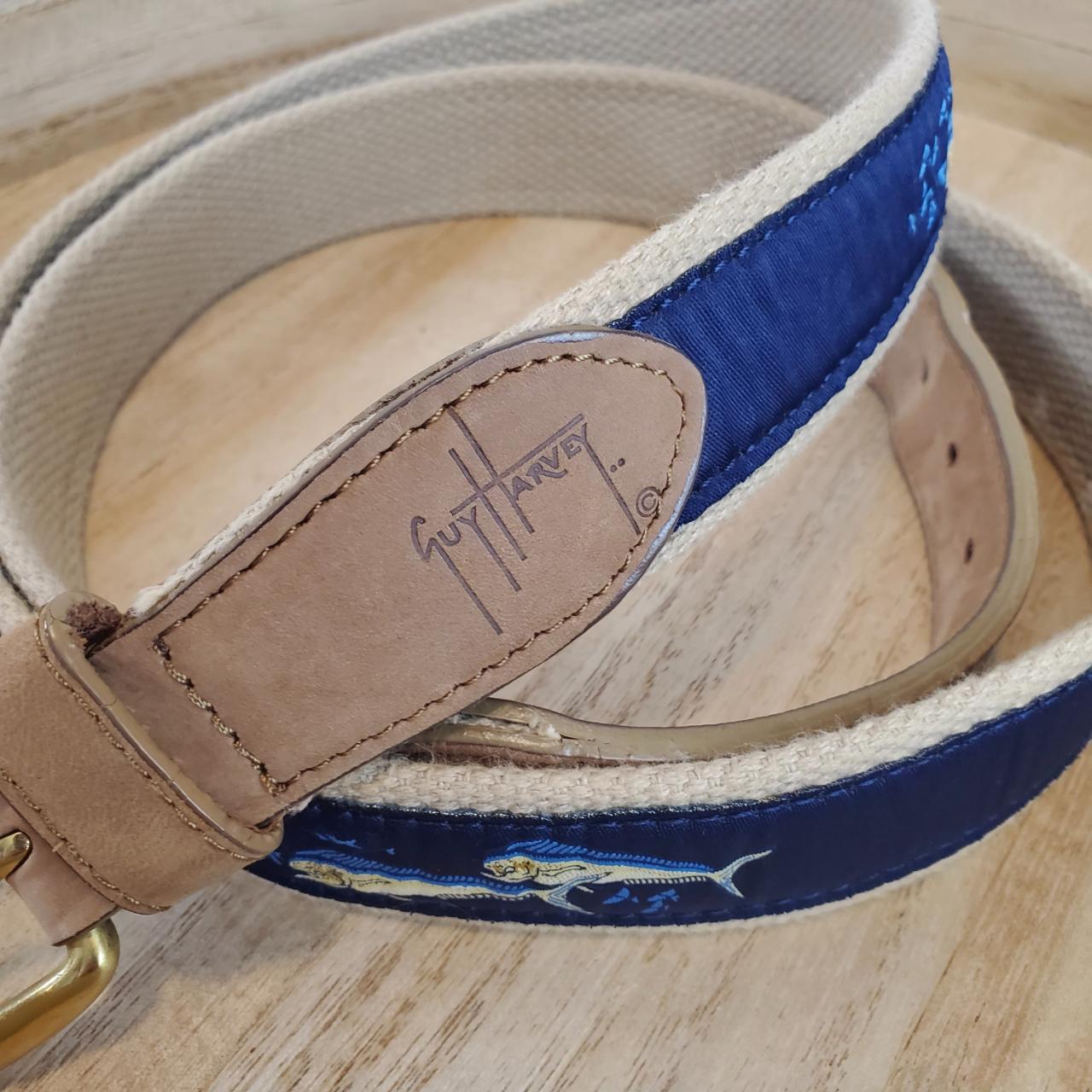 Guy Harvey Men's Fish Outdoor Belt Size... Depop