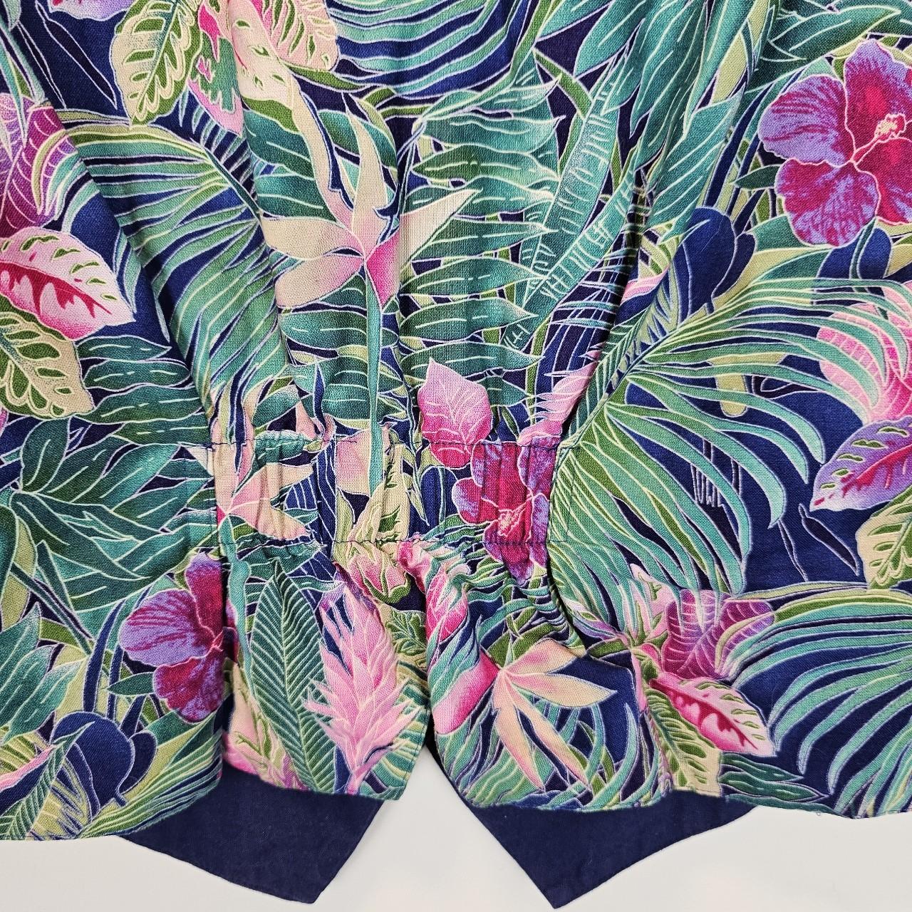 Linda Tilson Sarasota Tropical Floral Vest... - Depop