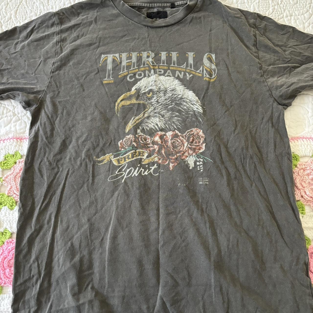 Thrills oversized t shirt. Size small. Can fit 6-8. - Depop