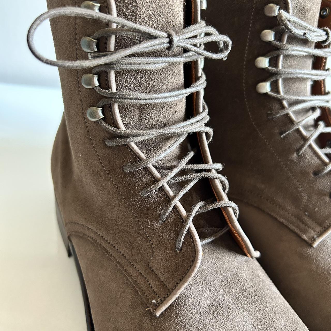 Viberg Halkett Boot Acero Janus Calf Suede Like... Depop