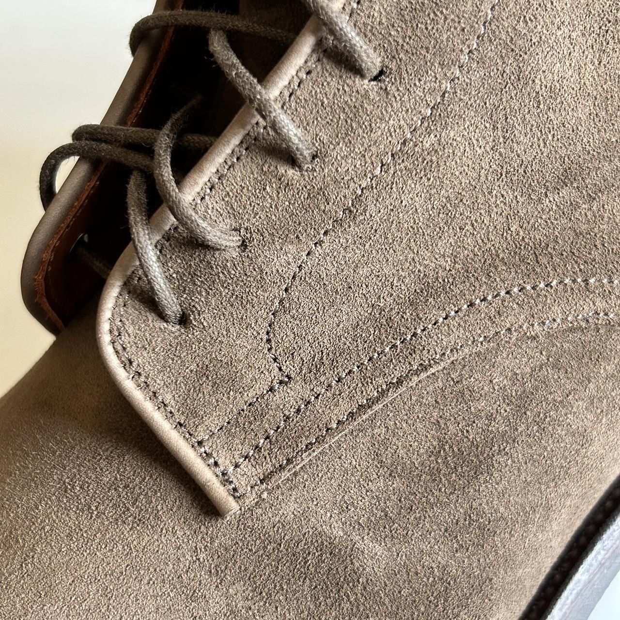 Viberg Halkett Boot Acero Janus Calf Suede Like... Depop