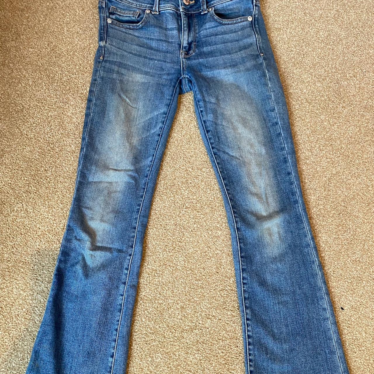 American eagle low rise flare jeans - Depop