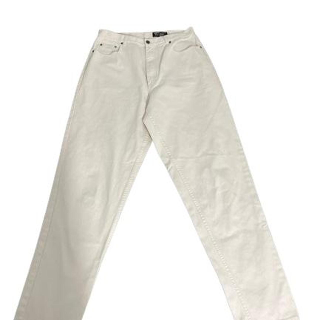 womens pants eddie baur white size 16... - Depop