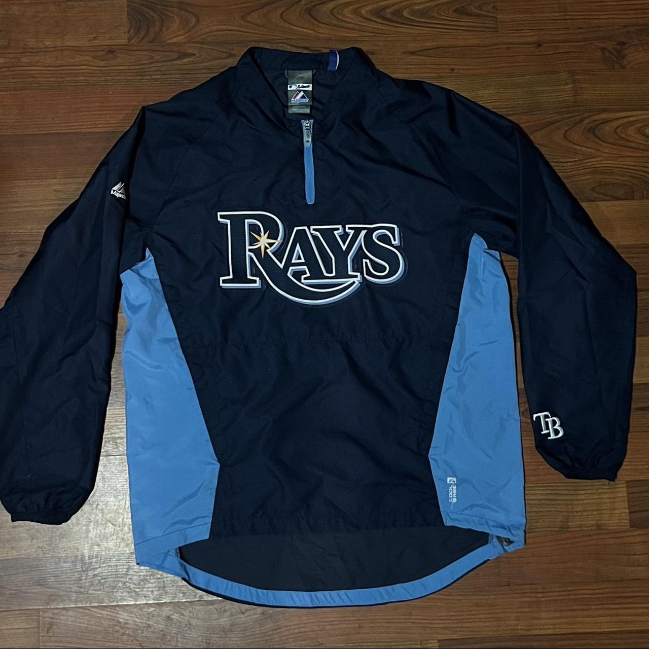 Tampa Bay Rays Jacket 2013 Authentic Majestic on Field Jacket