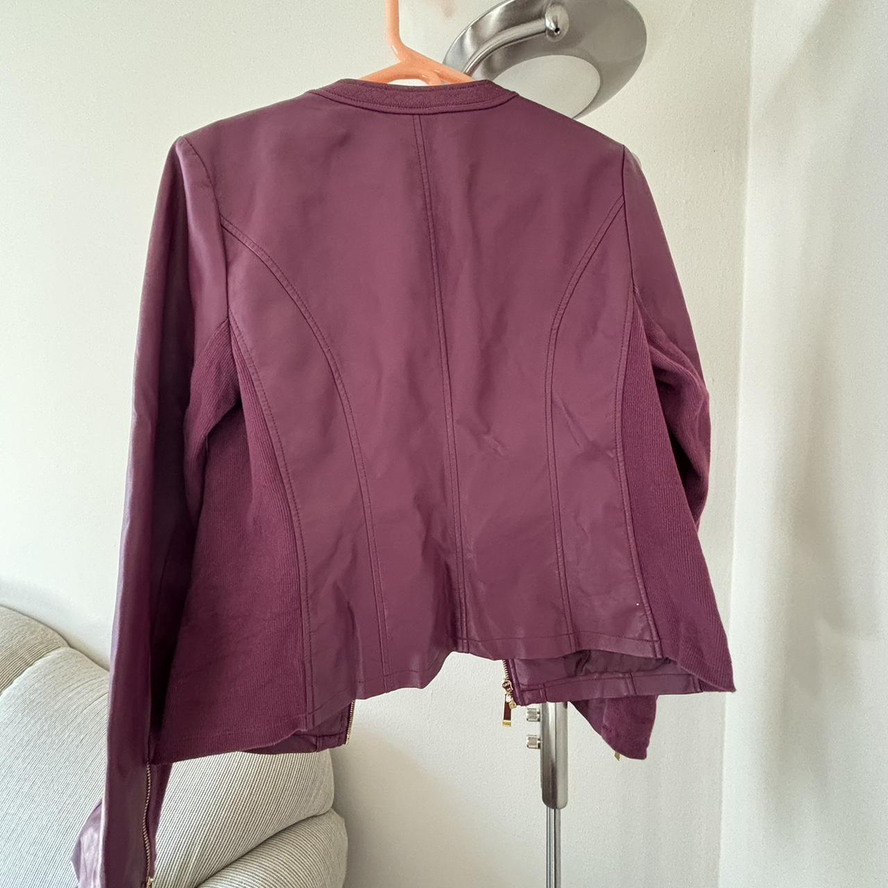 Ellen Tracy Women's Polyester Jacket - Burgundy/P… - image 3