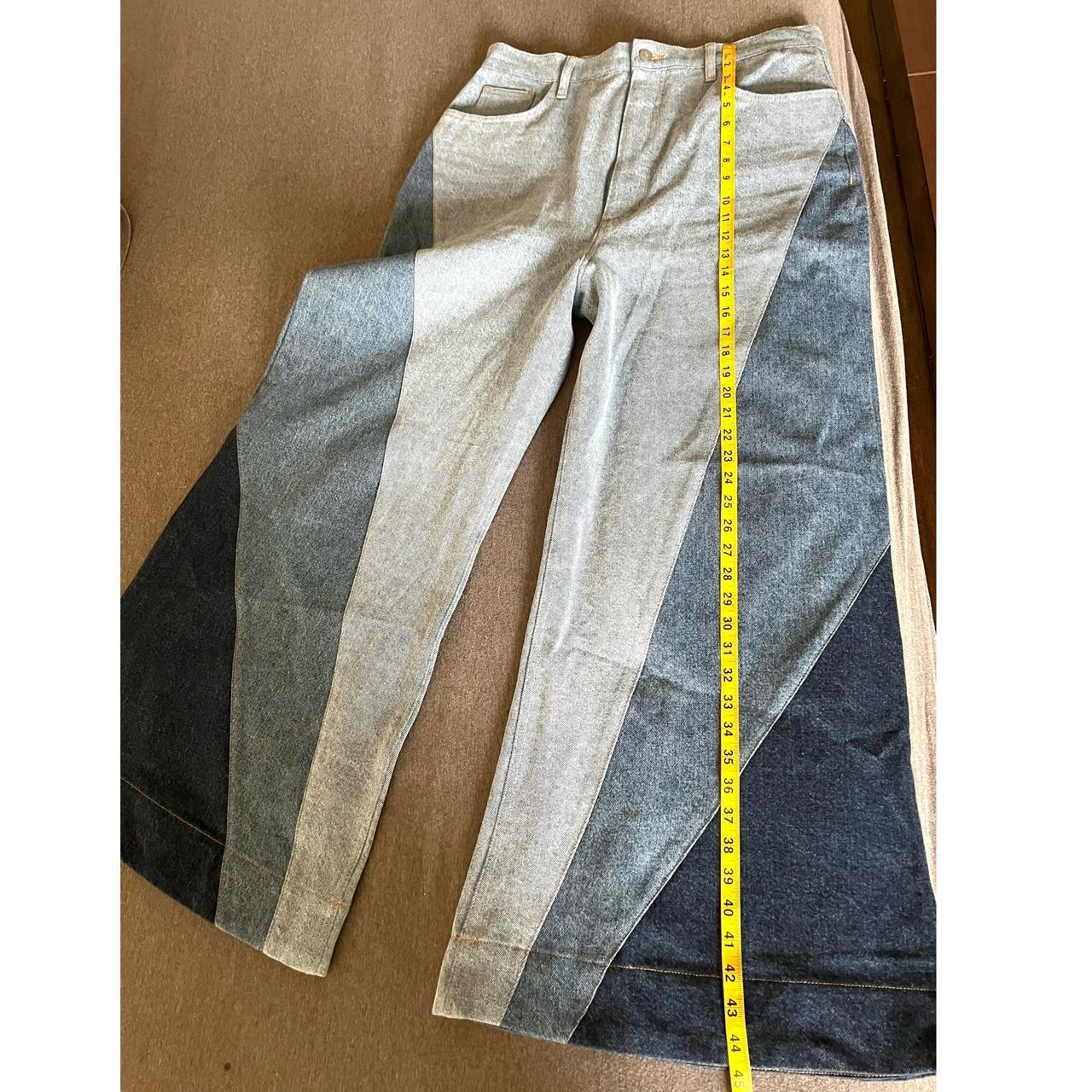 Farm Rio Women's Blue Jeans Depop