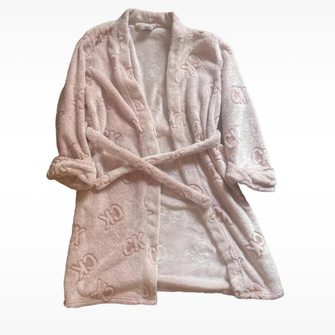 Calvin Klein Women's Pink Robe Depop
