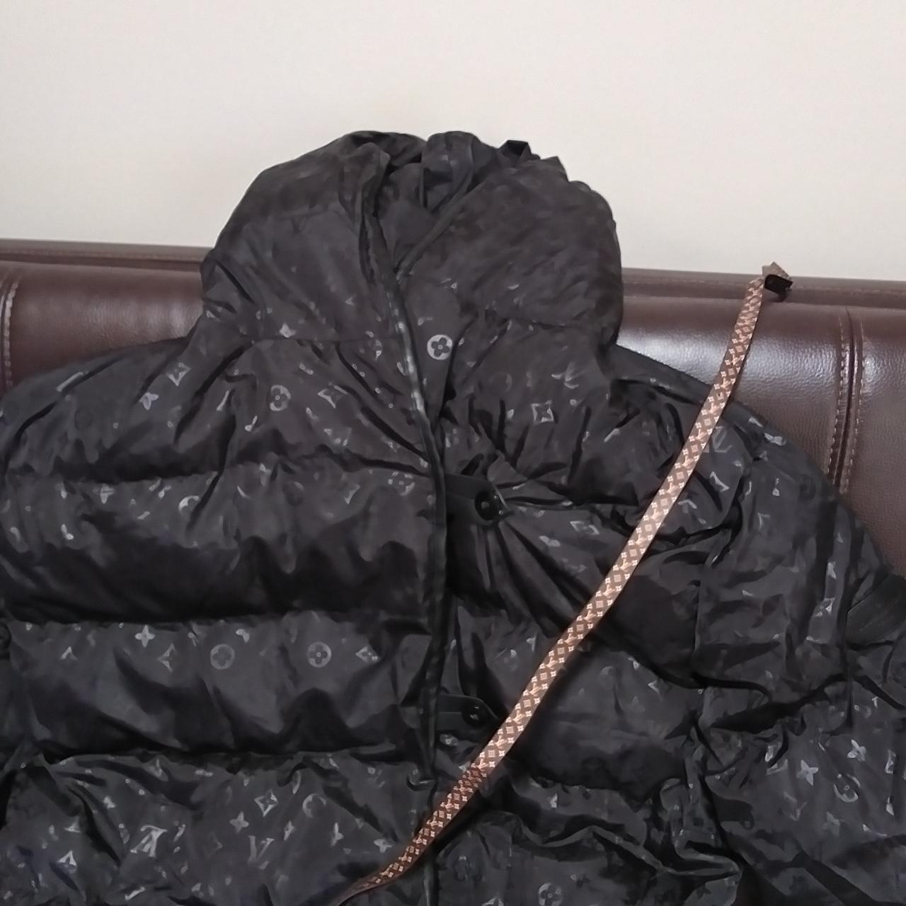 Louis vuitton graphite on sale damier reversible down jacket