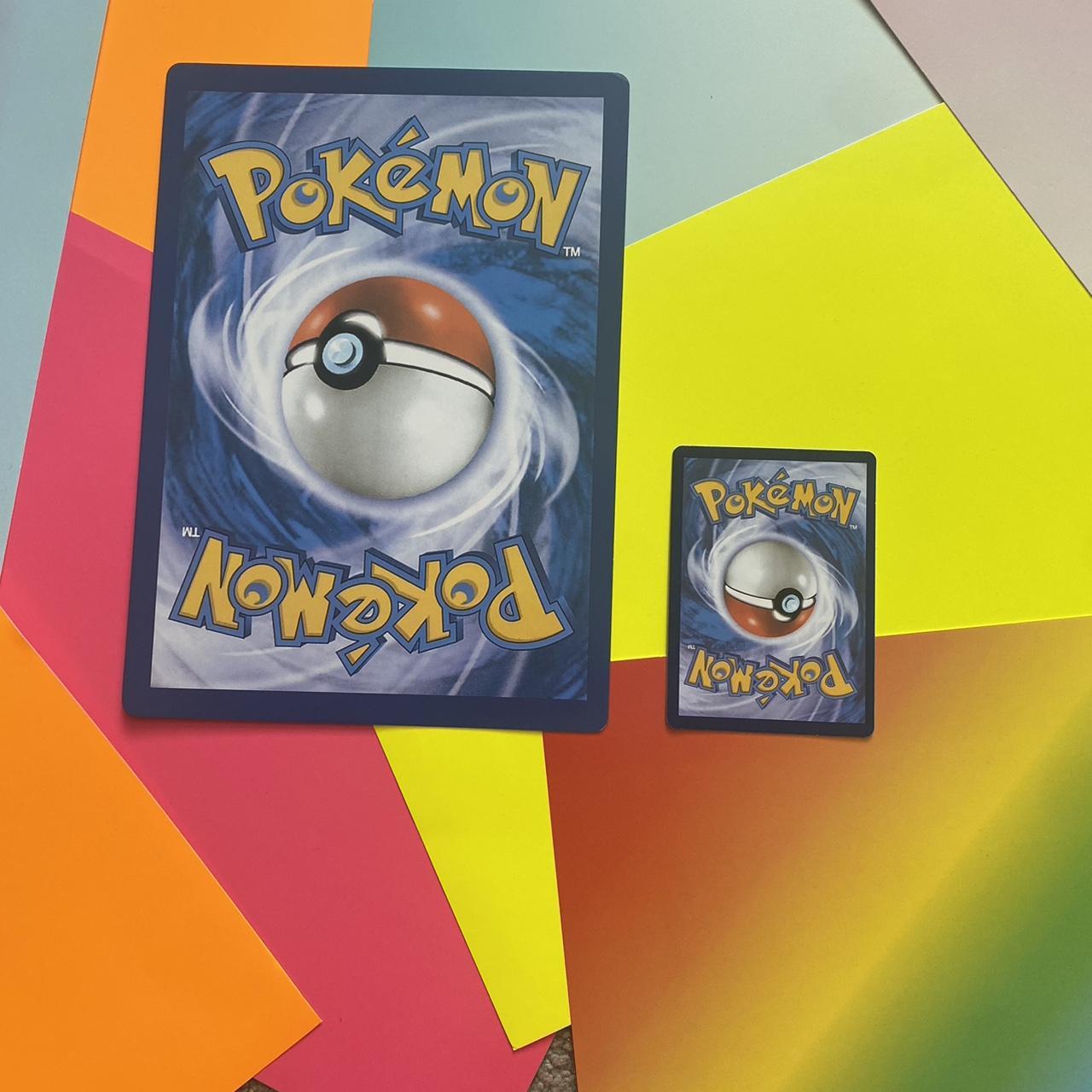 JUMBO OVERSIZED POKÉMON CARD Size 6 x 8.5 inches.... Depop