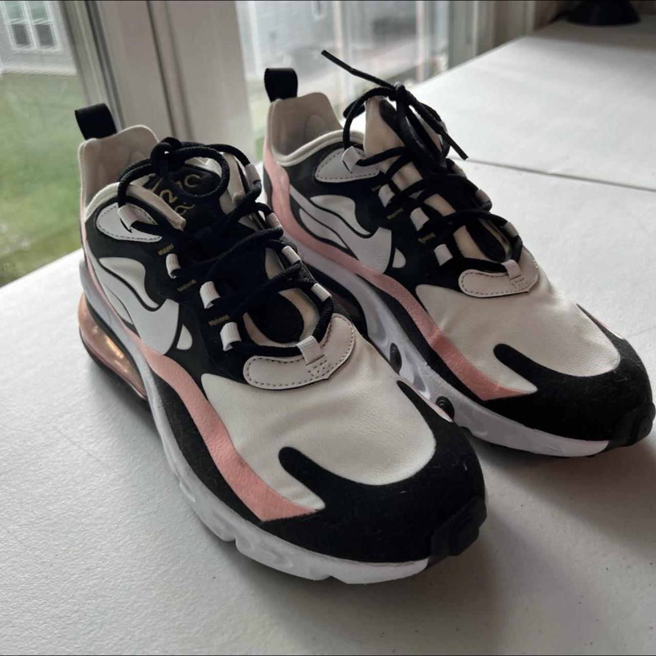 Air max 270 react - women's black/white/bleached outlet coral