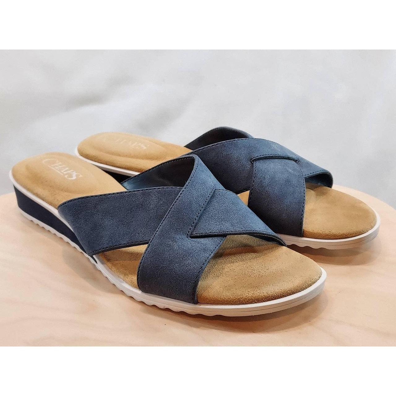 Buy Blue Flat Sandals for Women by SHEZONE Online | Ajio.com