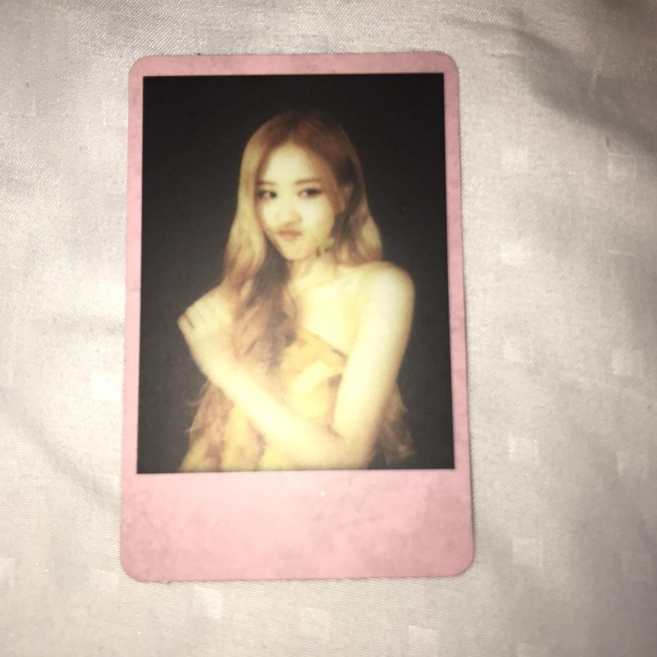 Official Rosé BlackPink Photocard ~ in great... - Depop