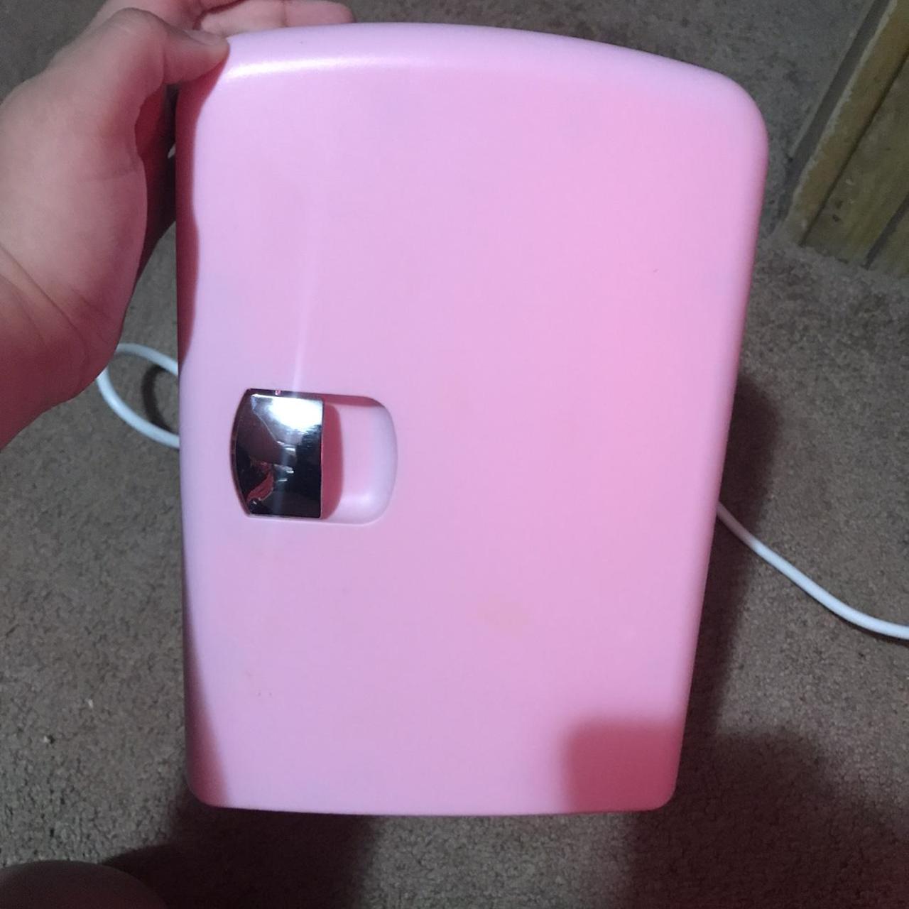 Pink mini fridge ‼️9.60 x 7.00 x 10.70 inches‼️ in... Depop