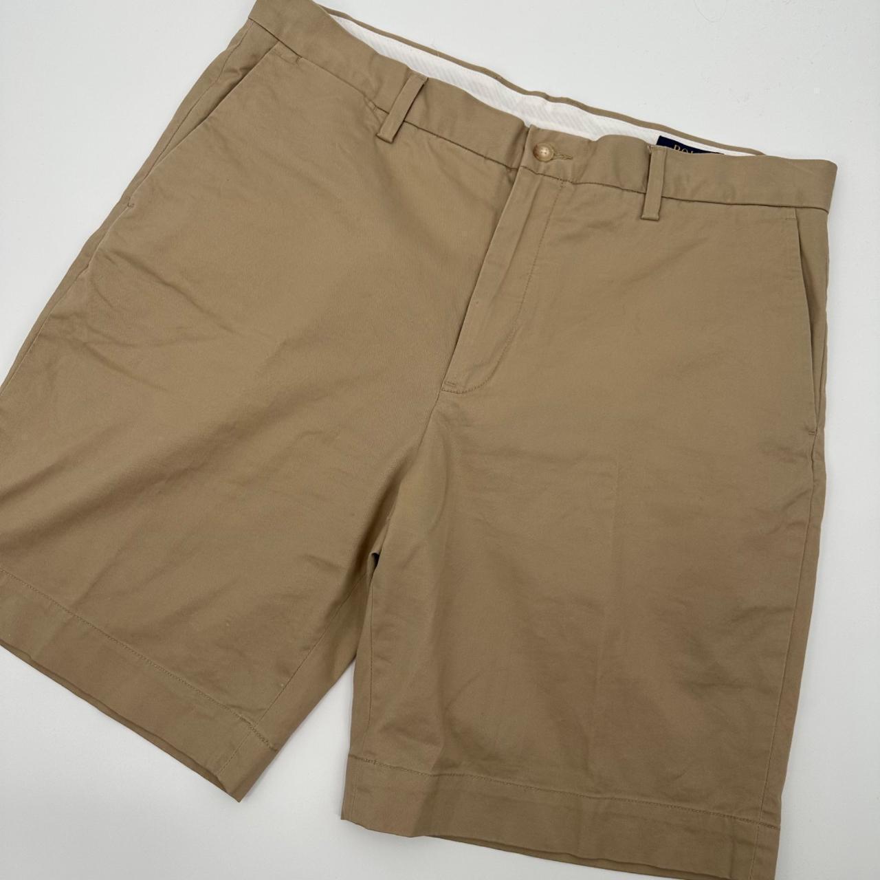 Polo Ralph Lauren Khaki Shorts - Size 36 - 9” inseam - Depop