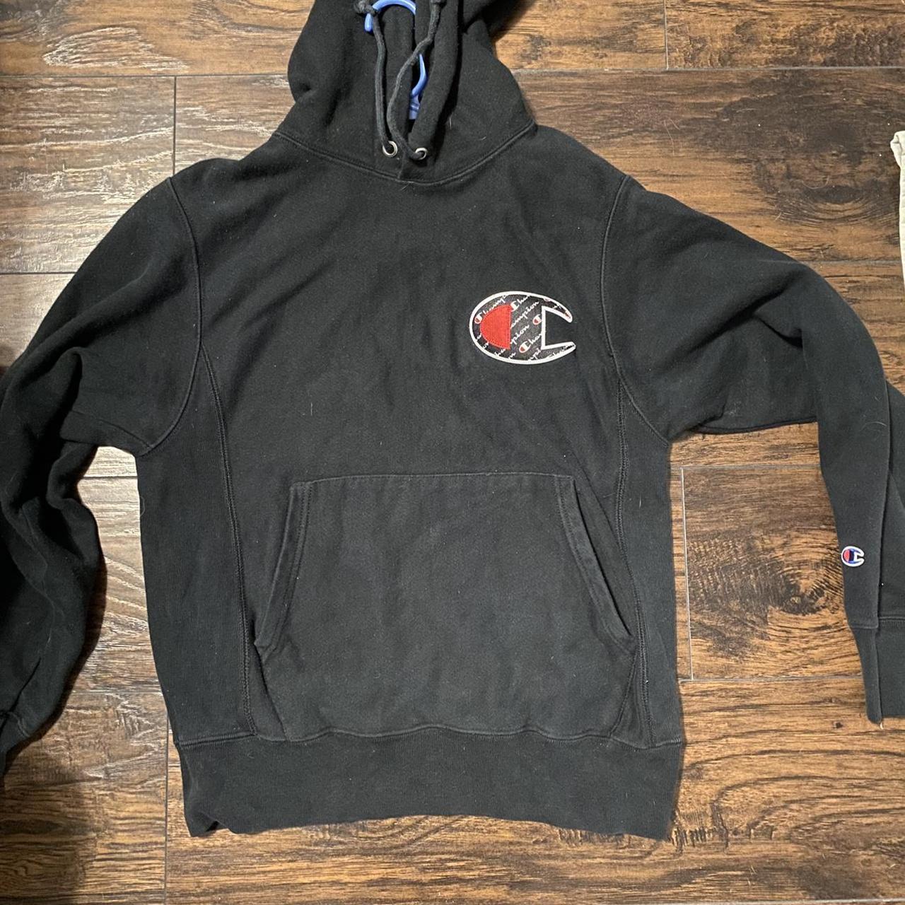 Champion reverse weave store sublimated grey hoodie