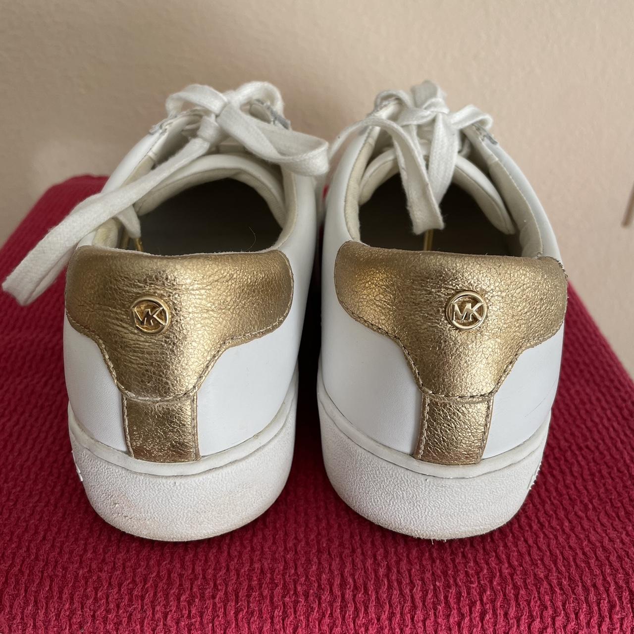 michael kors black and gold sneakers