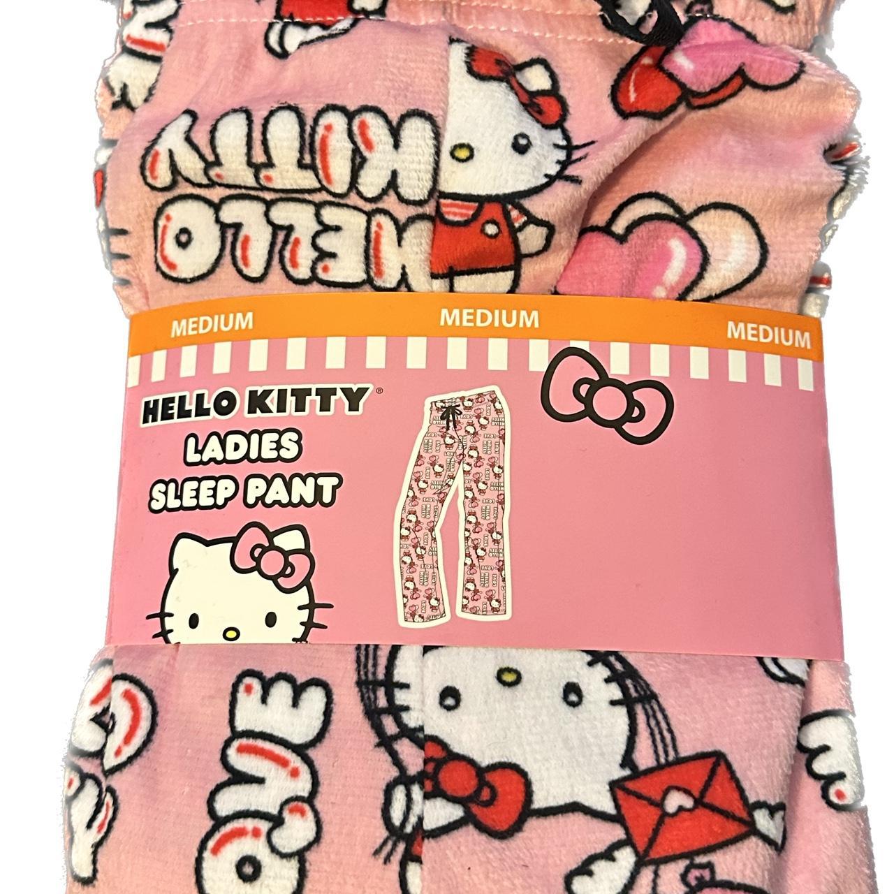 Hello Kitty Valentines Pajama Pants CVS Medium... - Depop