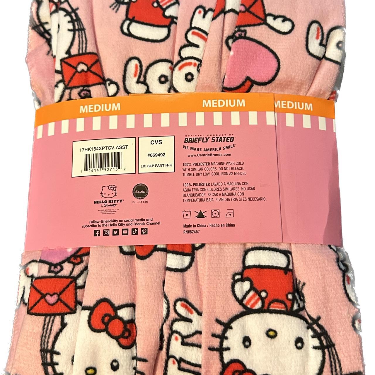 Hello Kitty Valentines Pajama Pants CVS Medium... Depop