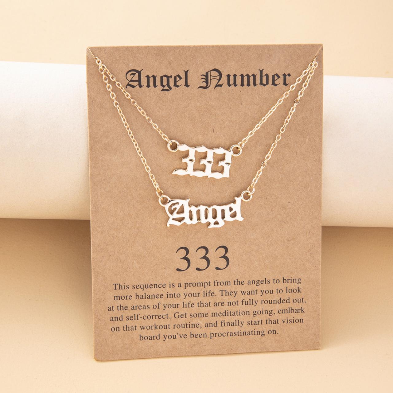 Angel Number Necklace 333 What Is Your Depop   P0 