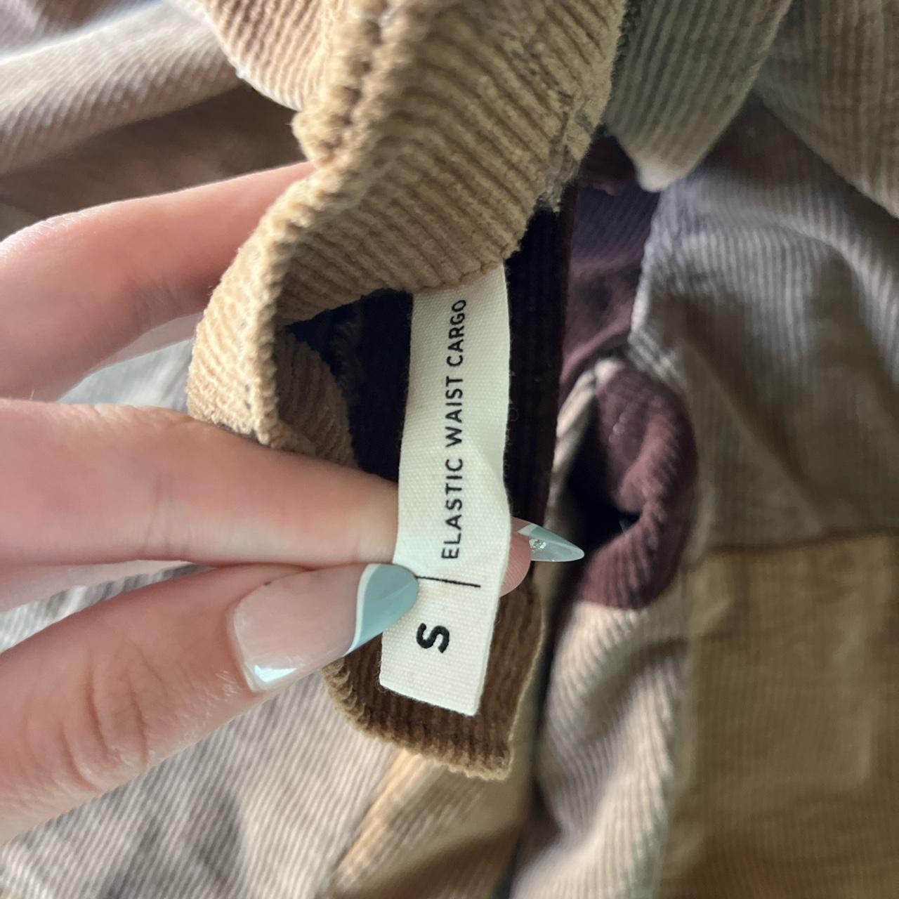 Pacsun elastic waist cargo pants size small Depop