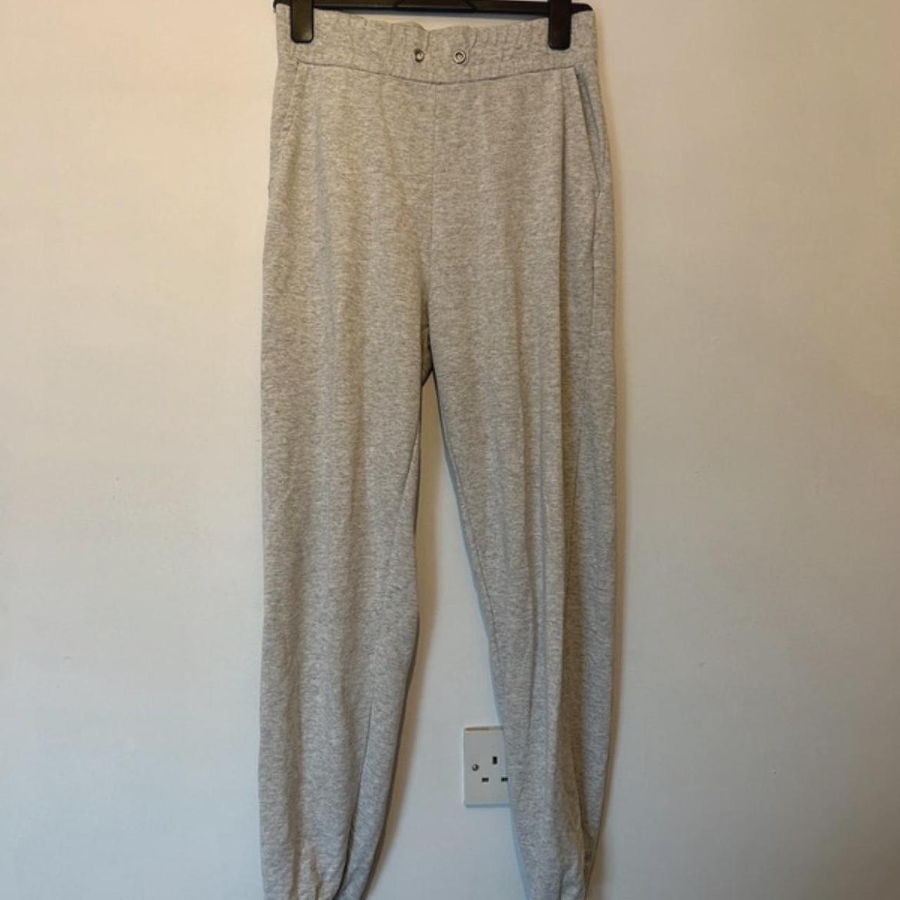 Grey joggers from Stradivarius Size L. Well loved Depop