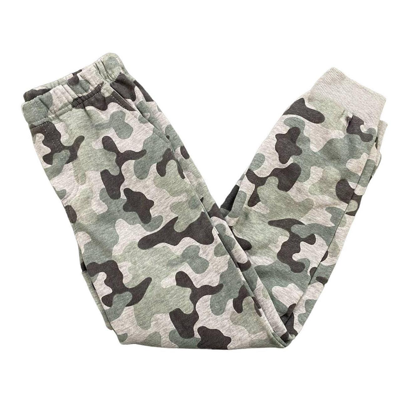 13093 HYPE BOYS GREY GLOOM CAMO CREST JOGGERS for Kids